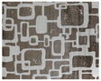 Exquisite Rugs Koda Hand Loomed Bamboo Silk in 5183 Brown/Silver 9' x 12' Area Rug