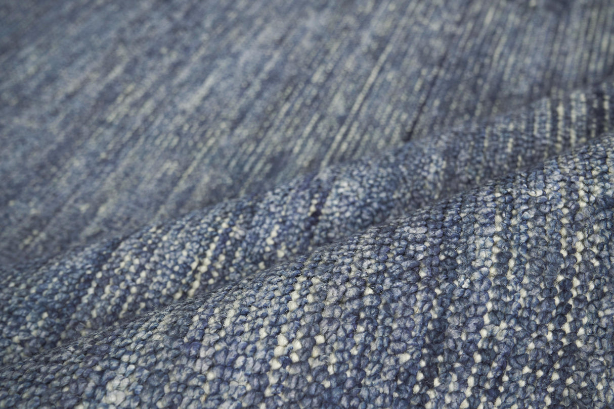 Exquisite Rugs Catalina Hand-loomed Wool/Bamboo Silk 5228 Blue 2' x 3' Area Rug