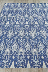 Exquisite Rugs Sarasota Hand Tufted New Zealand Wool in 5251 Navy/Gray 12' x 15' Area Rug