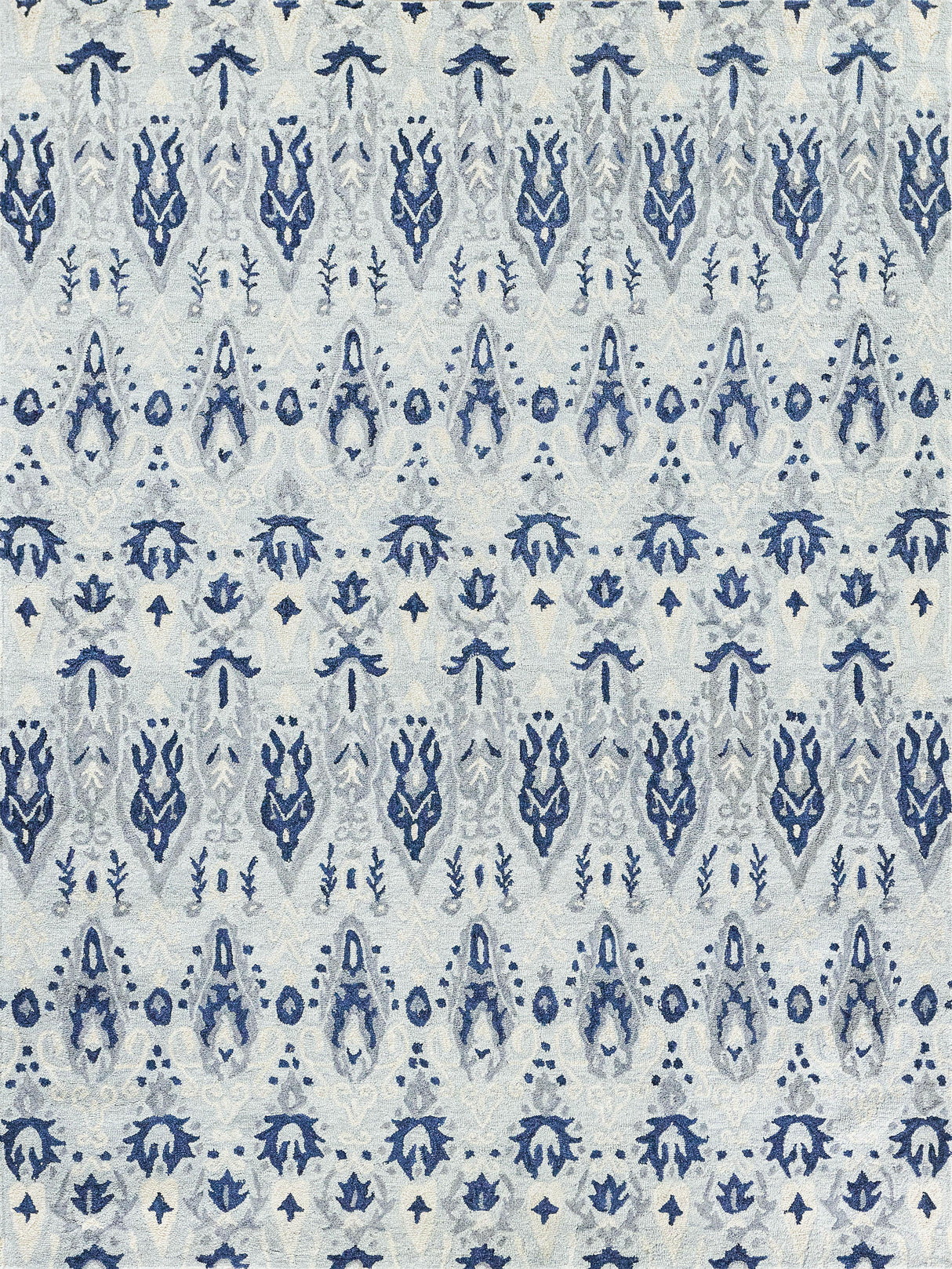 Exquisite Rugs Sarasota Hand Tufted New Zealand Wool in 5253 Light Blue/Gray 12' x 15' Area Rug