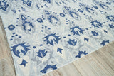 Exquisite Rugs Sarasota Hand Tufted New Zealand Wool in 5253 Light Blue/Gray 12' x 15' Area Rug