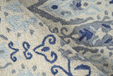Exquisite Rugs Sarasota Hand Tufted New Zealand Wool in 5254 Ivory/Gray 10' x 14' Area Rug