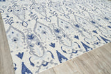 Exquisite Rugs Sarasota Hand Tufted New Zealand Wool in 5254 Ivory/Gray 12' x 15' Area Rug
