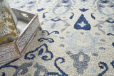 Exquisite Rugs Sarasota Hand Tufted New Zealand Wool in 5254 Ivory/Gray 12' x 15' Area Rug