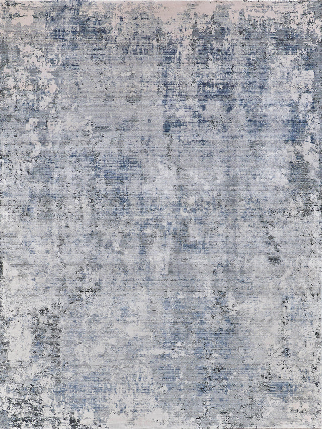 Exquisite Rugs Aspirations Powerloom Polyester/Acrylic in 5265 Gray/Blue 9' x 12' Area Rug