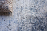 Exquisite Rugs Aspirations Powerloom Polyester/Acrylic in 5265 Gray/Blue 9' x 12' Area Rug