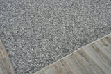 Exquisite Rugs Kaza Hand-loomed New Zealand Wool 5301 Charcoal/Gray 2' x 3' Area Rug