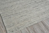 Exquisite Rugs Kaza Hand-loomed New Zealand Wool 5303 Ivory/Gray 2' x 3' Area Rug