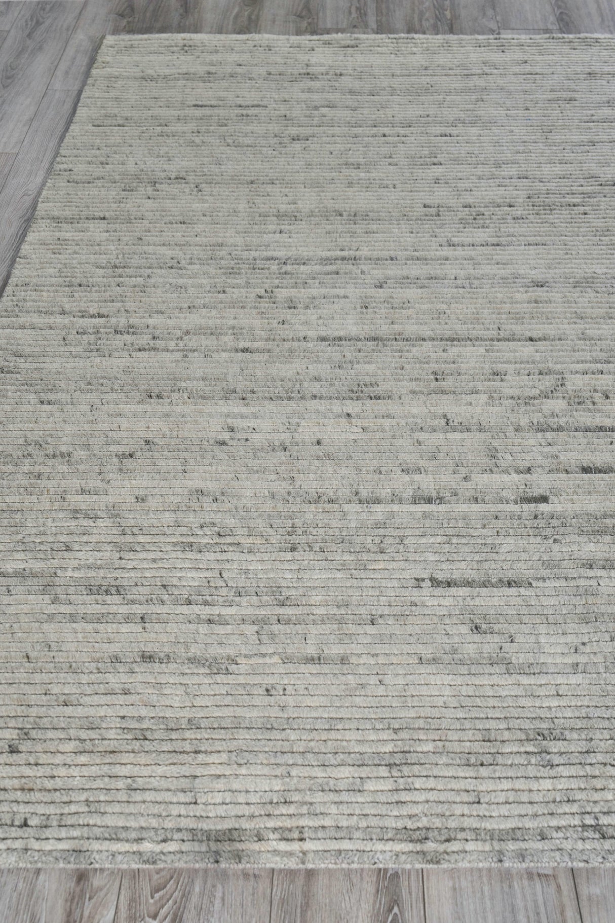 Exquisite Rugs Kaza Hand-loomed New Zealand Wool 5303 Ivory/Gray 2' x 3' Area Rug