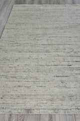 Exquisite Rugs Kaza Hand-loomed New Zealand Wool 5303 Ivory/Gray 2' x 3' Area Rug
