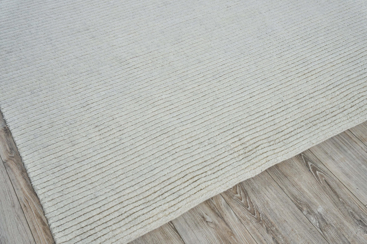 Exquisite Rugs Kaza Hand-loomed New Zealand Wool 5304 Ivory 2' x 3' Area Rug