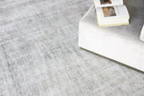 Exquisite Rugs Cloud Hand-loomed Wool/Bamboo Silk 5307 Ivory/Silver 4' x 6' Area Rug