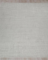 Exquisite Rugs Crescendo Hand Loomed Bamboo Silk in 5325 Silver 10' x 14' Area Rug