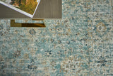 Exquisite Rugs Kensington Hand-loomed Wool/Bamboo Silk 5339 Blue 18' x 12' Area Rug