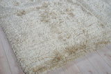 Exquisite Rugs Sumo Shag Hand Loomed Polyester/Microfiber in 5380 Light Beige 8' x 10' Area Rug