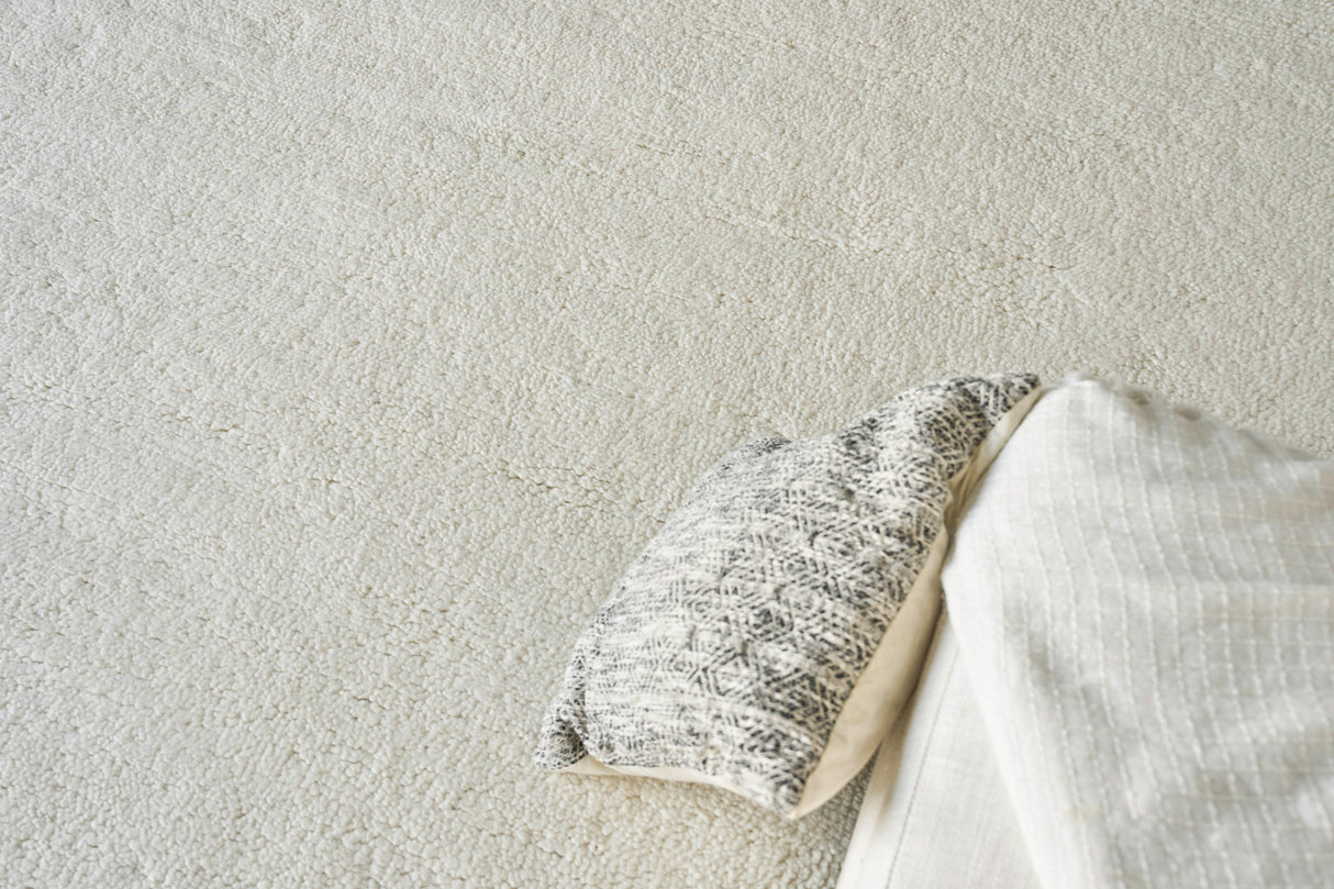 Exquisite Rugs Merino Hand-knotted Merino Wool 5391 Ivory 2' x 3' Area Rug