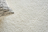 Exquisite Rugs Merino Hand-knotted Merino Wool 5391 Ivory 2' x 3' Area Rug