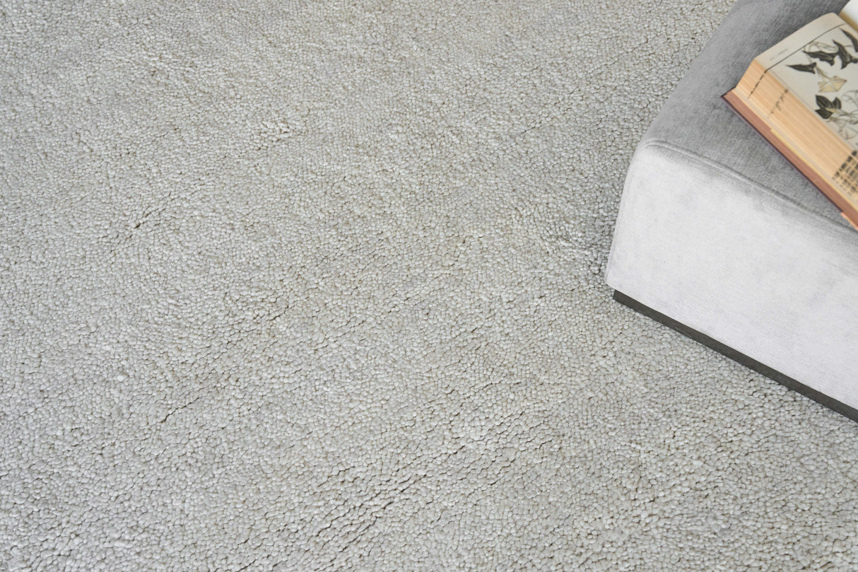 Exquisite Rugs Merino Hand-knotted Merino Wool 5393 Beige 2' x 3' Area Rug