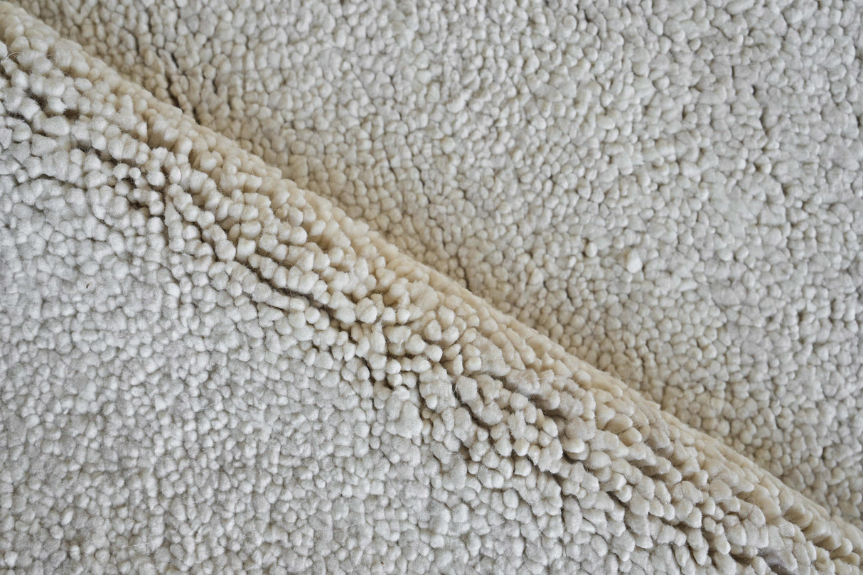 Exquisite Rugs Merino Hand-knotted Merino Wool 5393 Beige 2' x 3' Area Rug