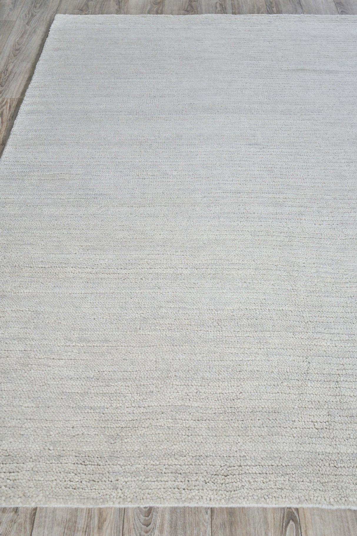 Exquisite Rugs Urth Hand-loomed New Zealand Wool 5394 Silver 2' x 3' Area Rug