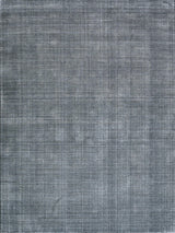 Exquisite Rugs Serena Hand Loomed Nylon/Bamboo Silk in 5401 Black 8' x 10' Area Rug