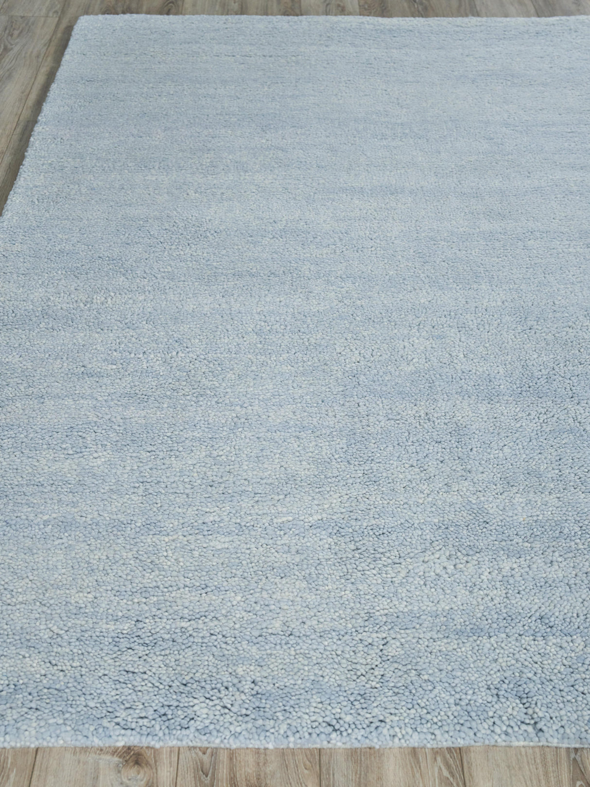 Exquisite Rugs Merino Wool Hand-knotted 5488 Blue 2' x 3' Area Rug