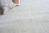 Exquisite Rugs Luxe Shag Power-loomed Polyester/Microfiber 5494 Ivory 2' x 3' Area Rug