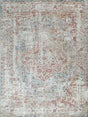 Exquisite Rugs The Met X Exquisite Rugs Antique Loom 5572 Rust/Light Blue 6' x 9' Area Rug