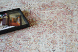 Exquisite Rugs Antique Loom 5575 Beige/Rust Polyester powerloom 3' x 2' Area Rug