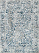 Exquisite Rugs The Met X Exquisite Rugs Antique Loom 5589 Blue 2' x 3' Area Rug