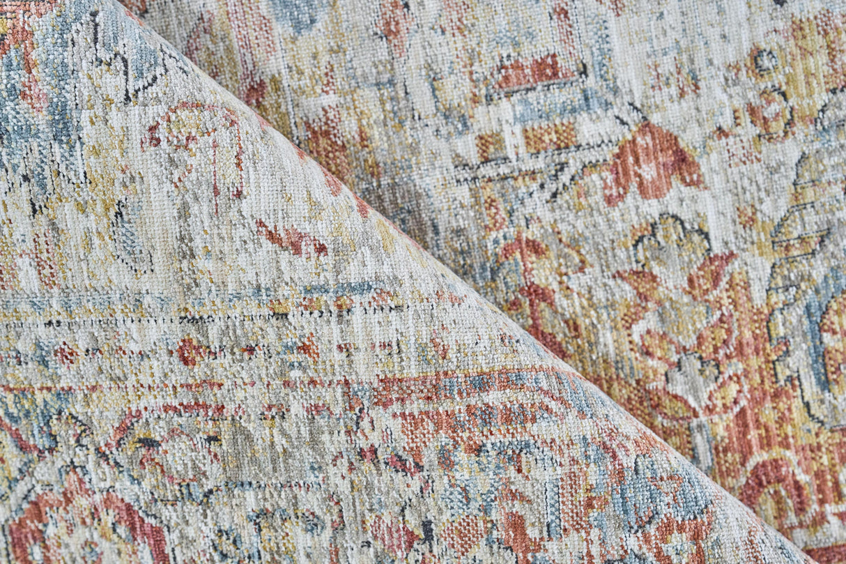 Exquisite Rugs The Met X Exquisite Rugs Antique Loom 5591 Cream/Rust 2' x 3' Area Rug