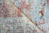 Exquisite Rugs Antique Loom 5593 Rust/Beige Polyester powerloom 3' x 2' Area Rug