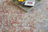 Exquisite Rugs Antique Loom 5594 Rust/Blue Polyester powerloom 3' x 2' Area Rug