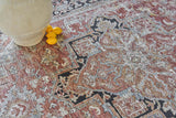 Exquisite Rugs Antique Loom 5596 Rust/Black Polyester powerloom 3' x 2' Area Rug