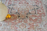 Exquisite Rugs Antique Loom 5596 Rust/Black Polyester powerloom 3' x 2' Area Rug