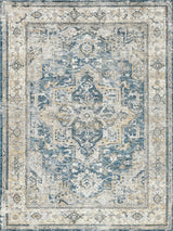 Exquisite Rugs The Met X Exquisite Rugs Antique Loom 5598 Blue/Beige 2' x 3' Area Rug