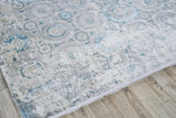 Exquisite Rugs The Met X Exquisite Rugs Legacy 5662 Ivory/Blue 7' x 10' Area Rug