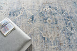 Exquisite Rugs The Met X Exquisite Rugs Vintage Looms 5673 Light Blue/Beige 4' x 12' Area Rug