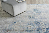 Exquisite Rugs The Met X Exquisite Rugs Vintage Looms 5673 Light Blue/Beige 4' x 12' Area Rug