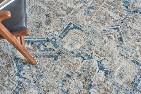 Exquisite Rugs The Met X Exquisite Rugs Vintage Looms 5676 Rust/Navy 8.83' x 14.58' Area Rug