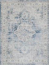 Exquisite Rugs The Met X Exquisite Rugs Vintage Looms 5677 Blue/Beige 2' x 3' Area Rug