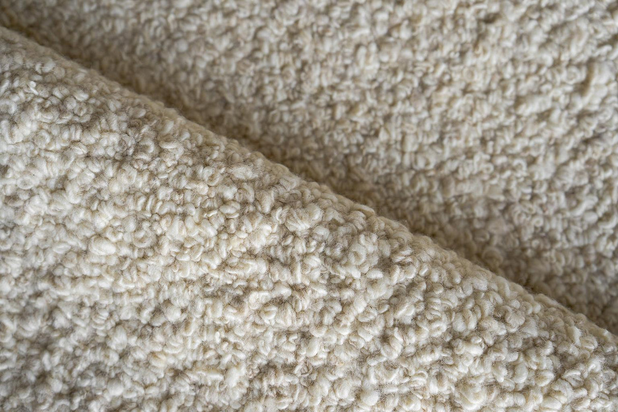 Exquisite Rugs Ferretti Handloomed New Zealand Wool 5752 Silver/Ivory 2' x 3' Area Rug