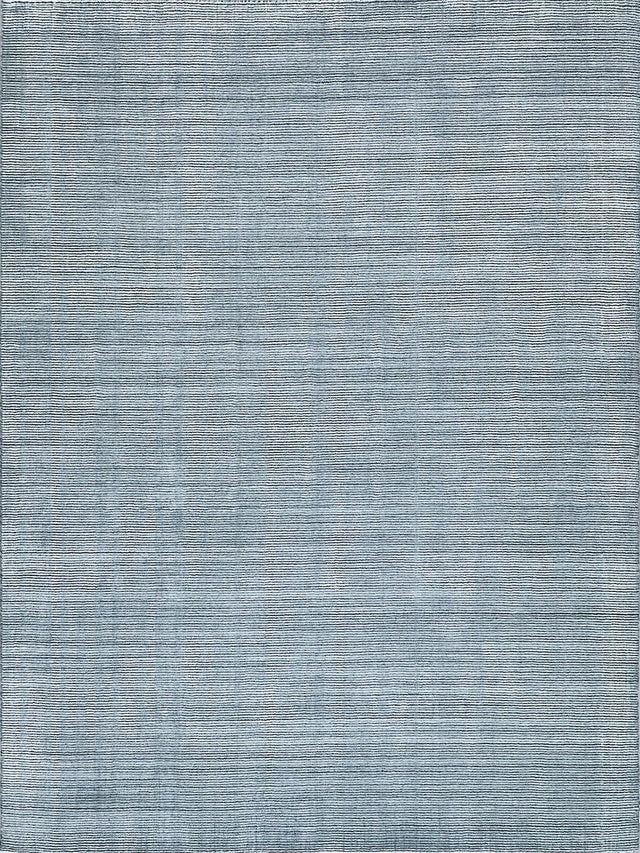 Exquisite Rugs Serena Hand Loomed Nylon/Bamboo Silk in 5874 Dark Gray 8' x 10' Area Rug