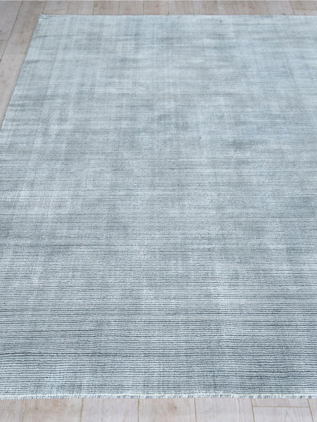 Exquisite Rugs Serena Hand Loomed Nylon/Bamboo Silk in 5874 Dark Gray 8' x 10' Area Rug