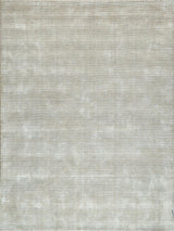 Exquisite Rugs Serena Hand Loomed Nylon/Bamboo Silk in 5772 Beige 8' x 10' Area Rug