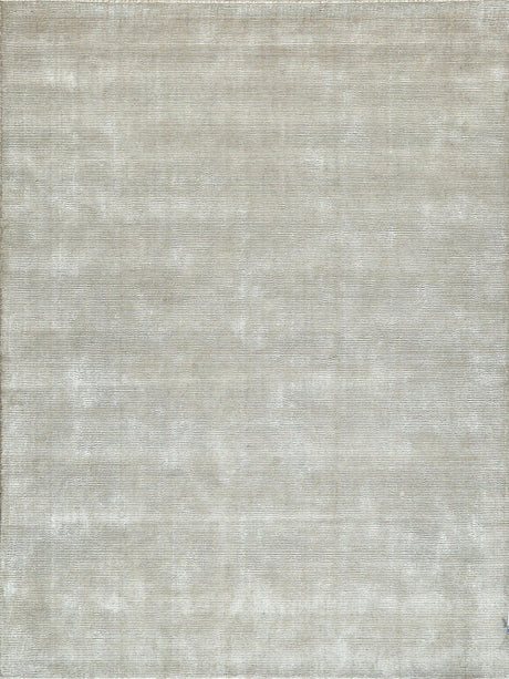 Exquisite Rugs Serena Hand Loomed Nylon/Bamboo Silk in 5772 Beige 8' x 10' Area Rug