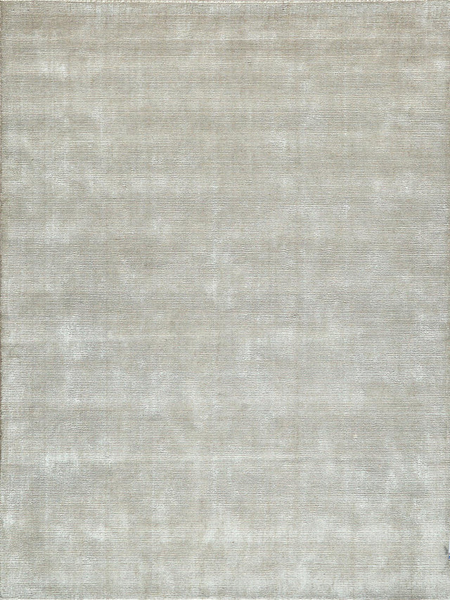 Exquisite Rugs Serena Hand Loomed Nylon/Bamboo Silk in 5772 Beige 8' x 10' Area Rug