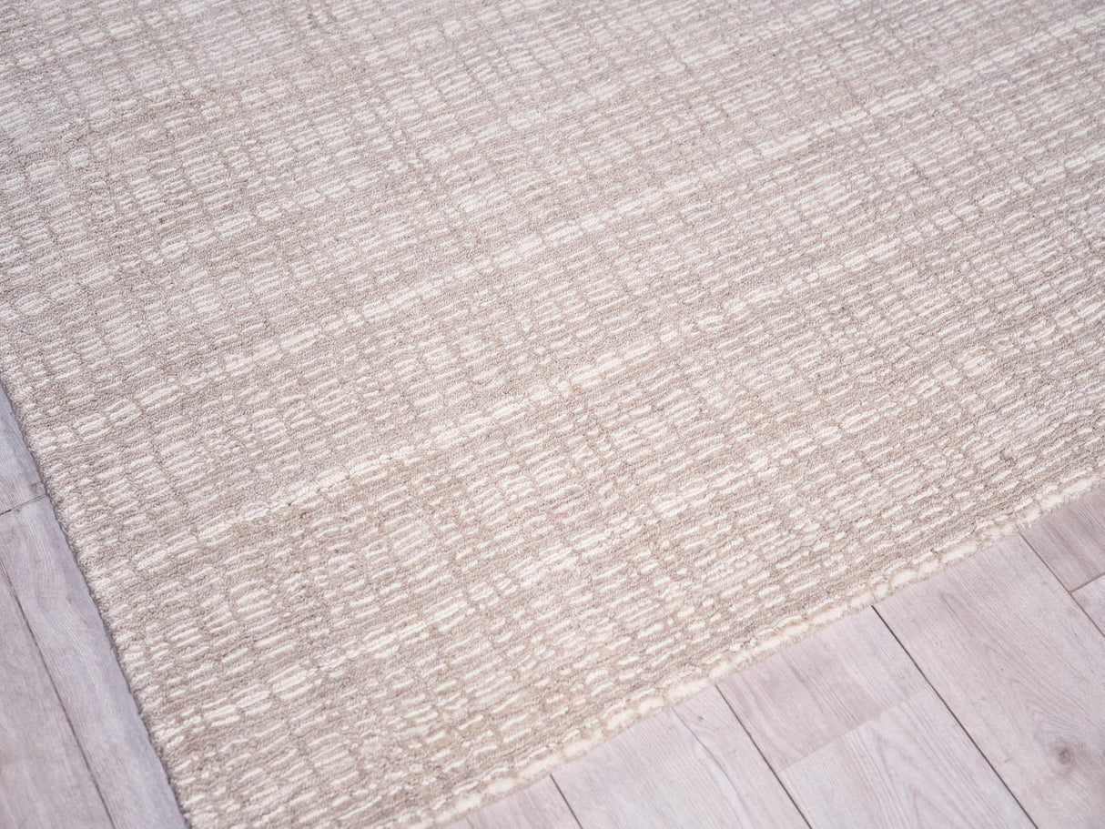 Exquisite Rugs Alpine Handmade Handloomed New Zealand Wool 5970 Light Beige/Ivory 12' x 18' Area Rug