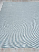 Exquisite Rugs Harbor Indoor/Outdoor Handwoven Polypropylene 6016 Silver/White 2' x 3' Area Rug