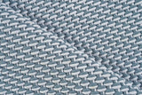 Exquisite Rugs Harbor Indoor/Outdoor Handwoven Polypropylene 6016 Silver/White 2' x 3' Area Rug